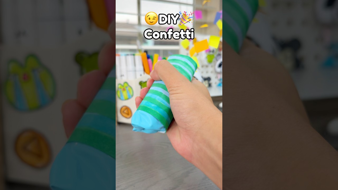 🎉DIY Confetti!? #diy #crafts #craft #cutecrafts #papercrafts #thingstodo