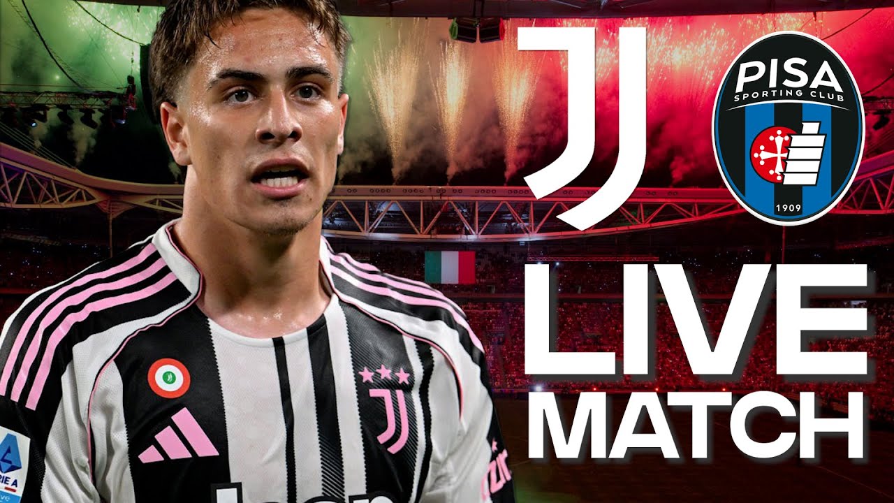 🔴 WATCH NOW: JUVENTUS vs PISA | SERIE A LIVE REACTION