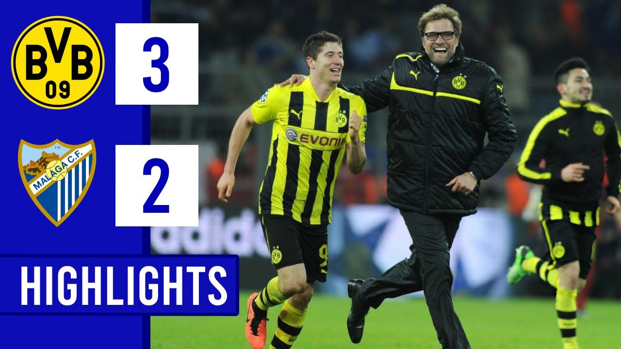 Borussia Dortmund vs Malaga 3-2 ● All Goals & Highlights (09/04/2013)