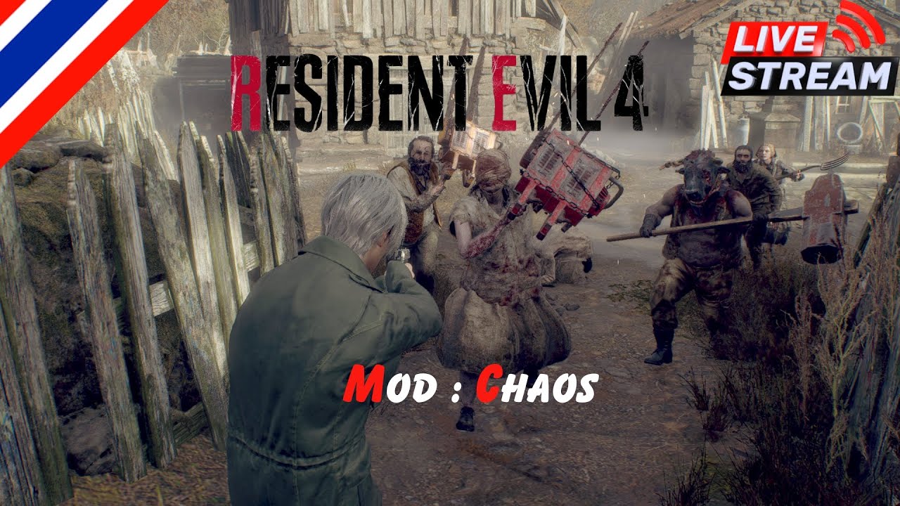 [Live] [Test Mod] Resident Evil 4 Remake | Mod Chaos [Chapters 1-5] [Thai]