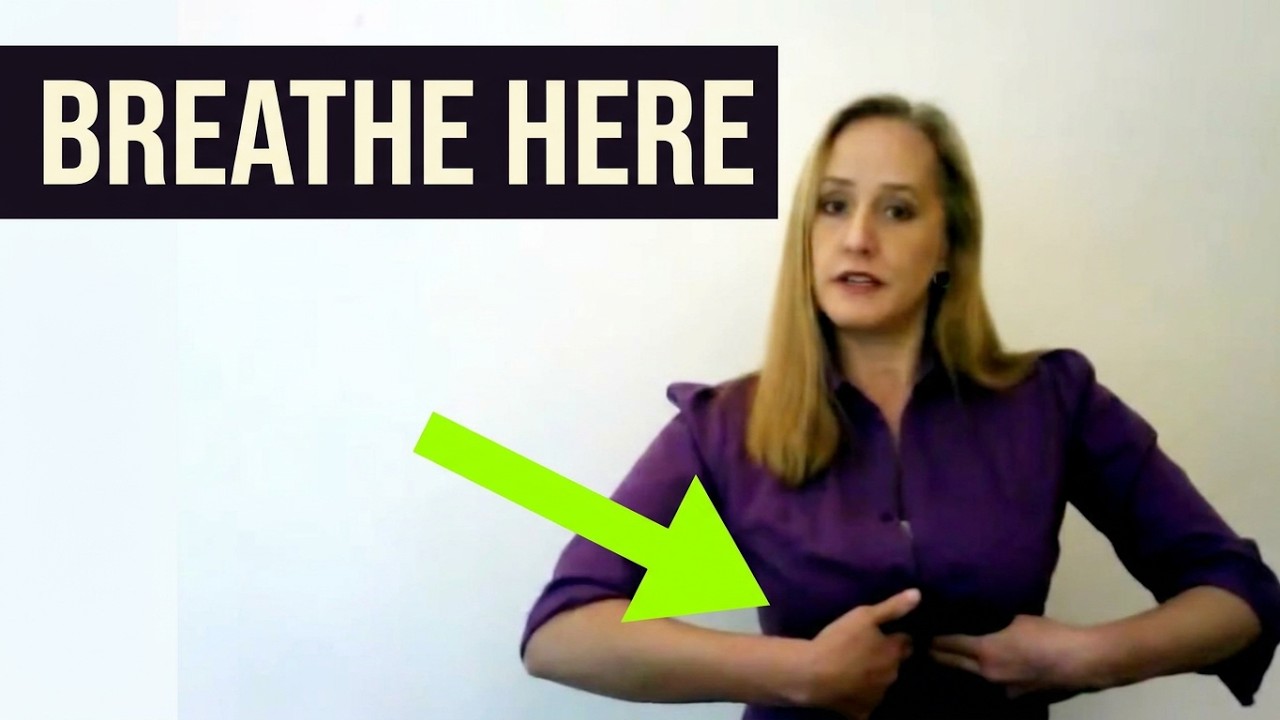 How to Breathe as a Singer - Breathe into the Ribs - Resistance in the  Diaphragm