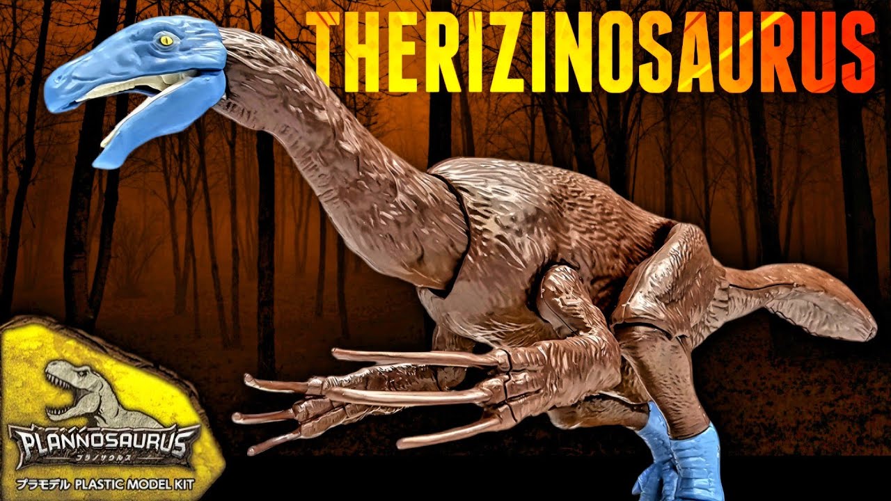 Bandai Plannosaurus articulated Therizinosaurus Review!!!