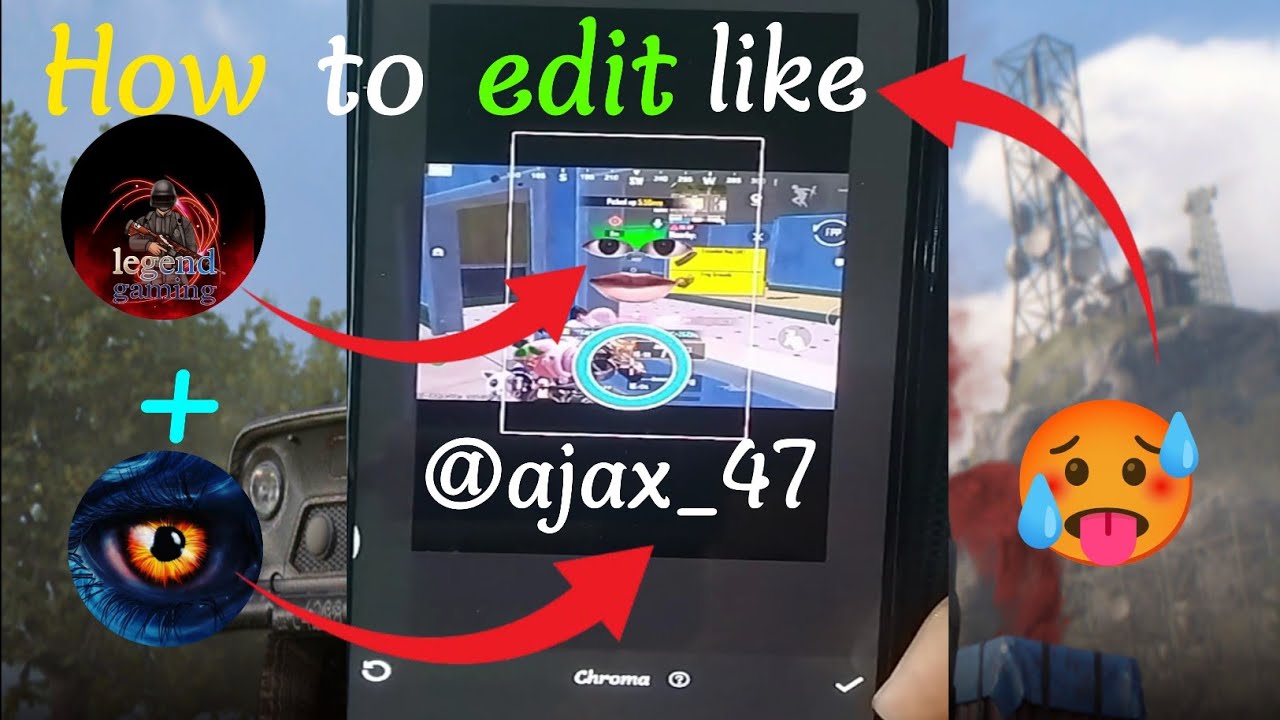 how to edit like 😱 @AjaxGaming47  and @legend_gamin_g141 full tutorials #pubg #legend_gamin_g141
