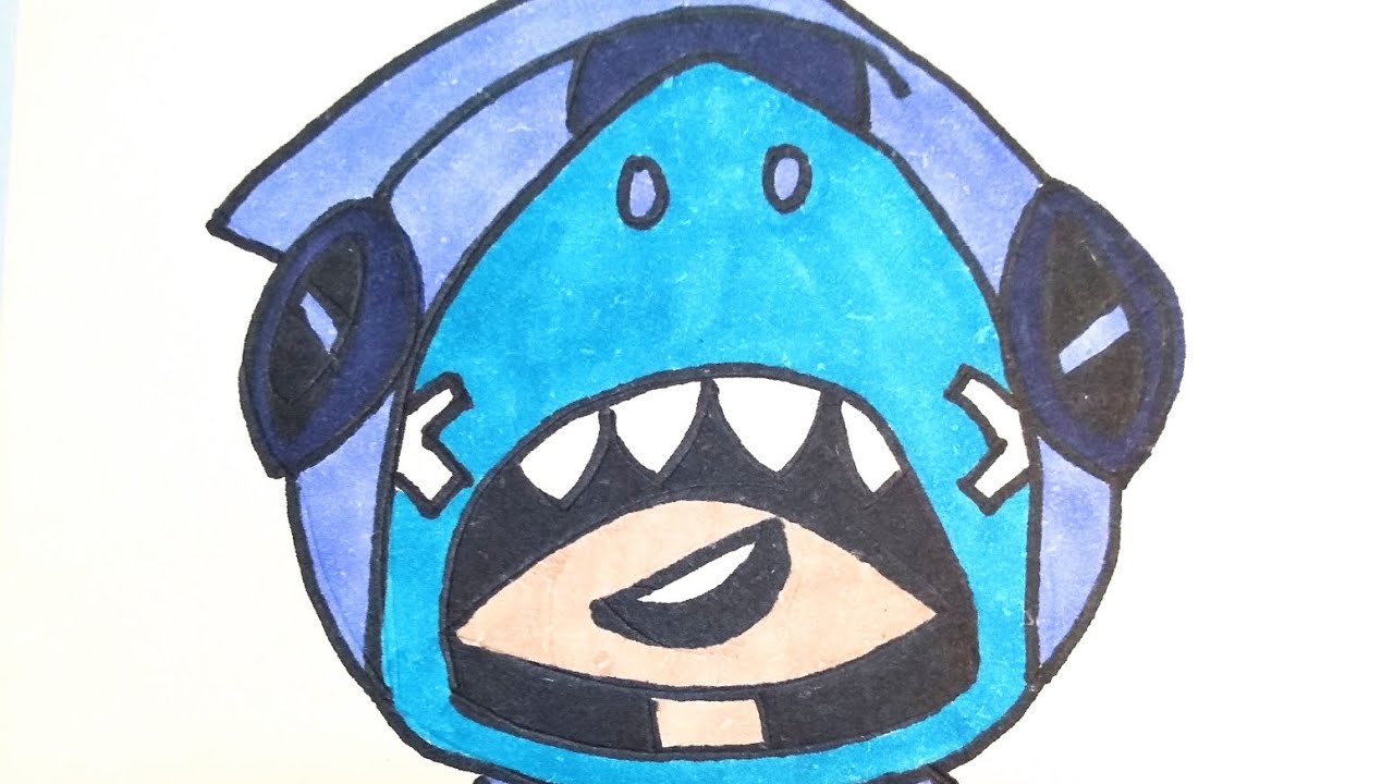 Leon skin Shark - Brawl Stars / Леон - Бравл Старс
