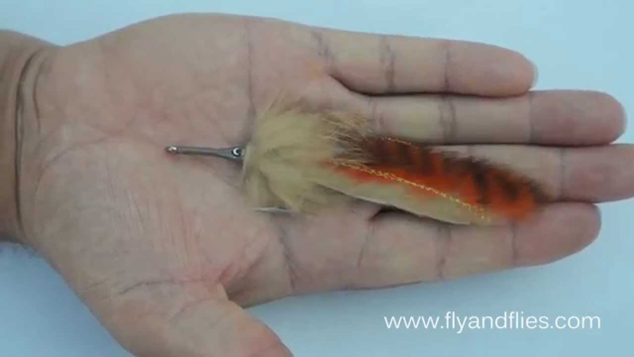 Rainy's&reg; Orange/Tan Tiger Tarpon Fly
