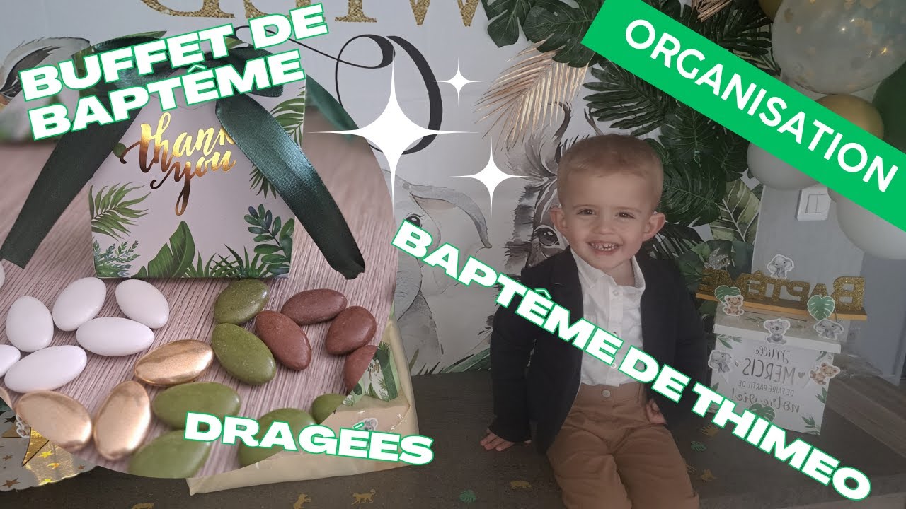 [VLOG] Organisation/Déco Baptême de Thiméo, Haul Amazon/Shein, dragées,buffet, une journée de dingue
