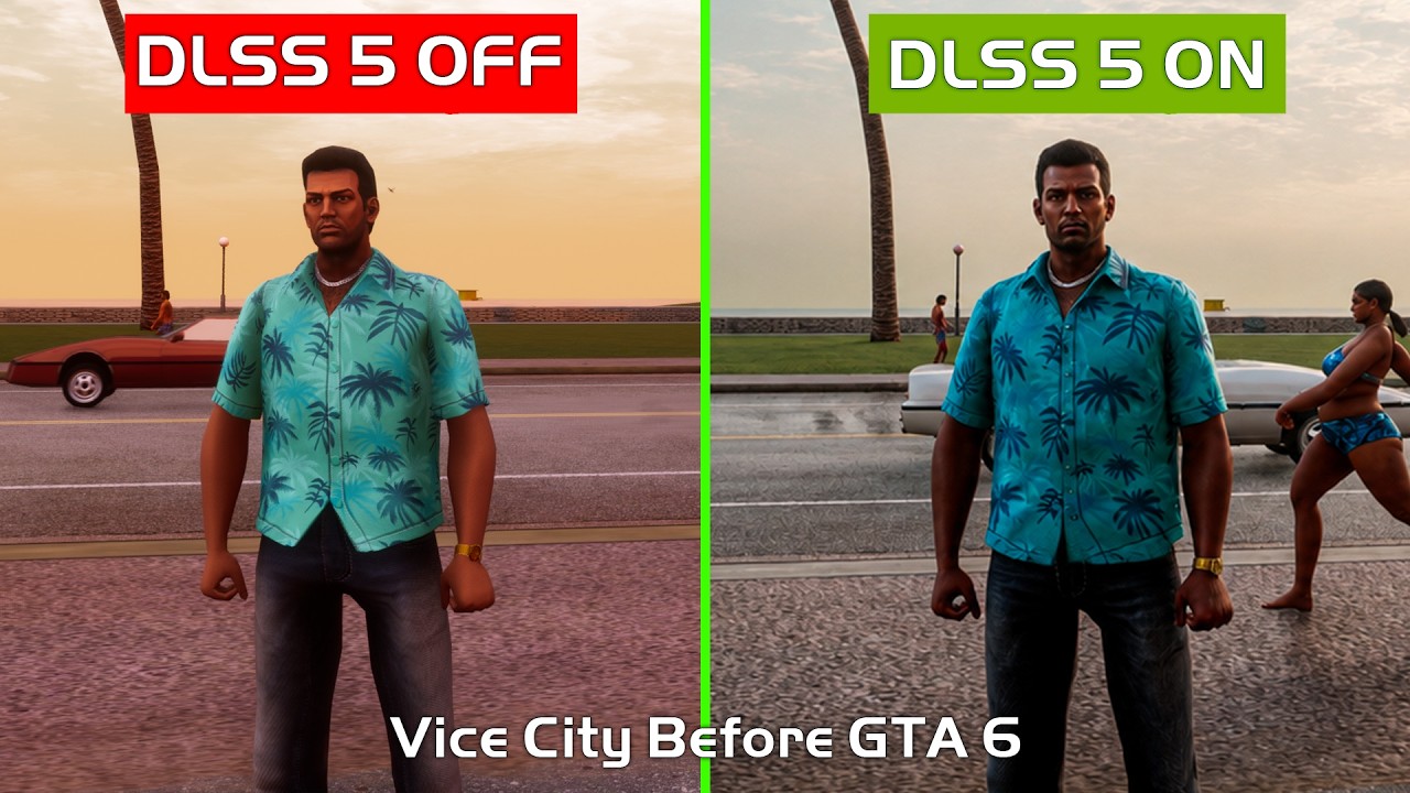 Exploring Vice City Before GTA 6 With DLSS 5 | Neural Rendering