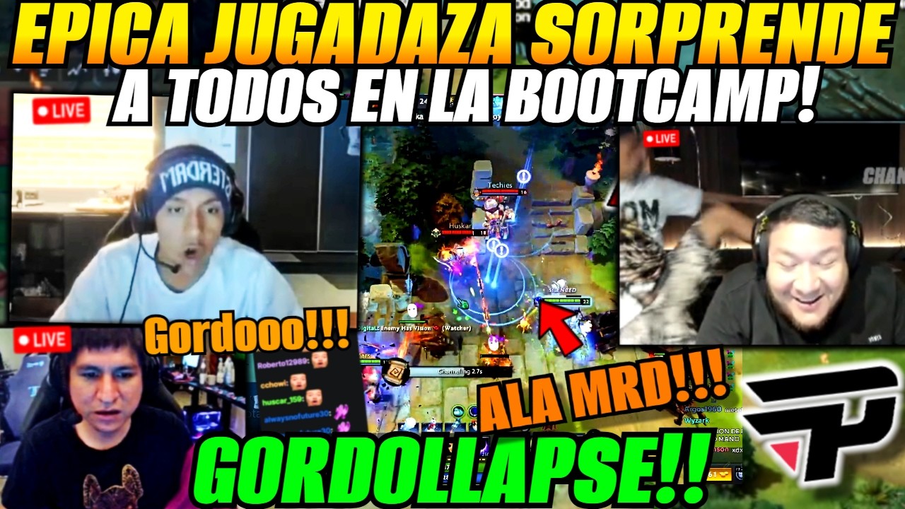 😲SCOFIELD, PARKER y los de LA BOOTCAMP sorprendidos x JUGADAZA de GORDOLLAPSE!😲