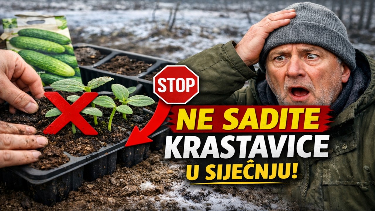 Najveća POGREŠKA u siječnju: Zašto NE SMIJETE saditi krastavce za presadnice (I kada je PRAVO vrije