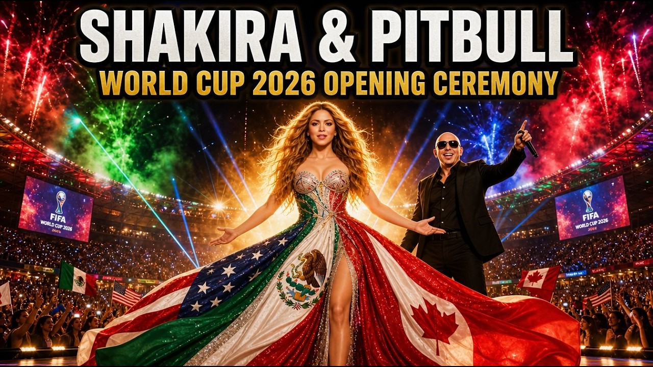 SHAKIRA x PITBULL - World Cup 2026 Opening Ceremony (Full Performance 4K)