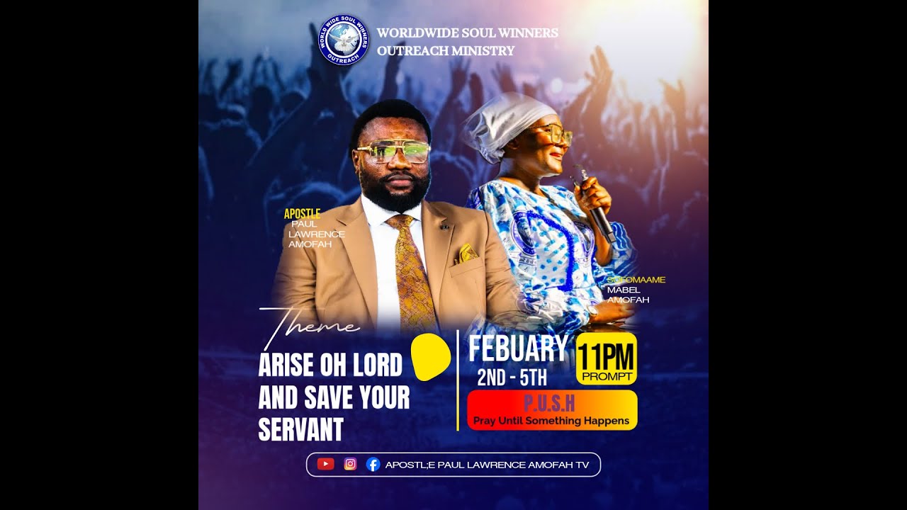 PUSH MIDNIGHT PRAYERS || ARISE OH LORD AND SAVE YOUR SERVANT || DAY 2