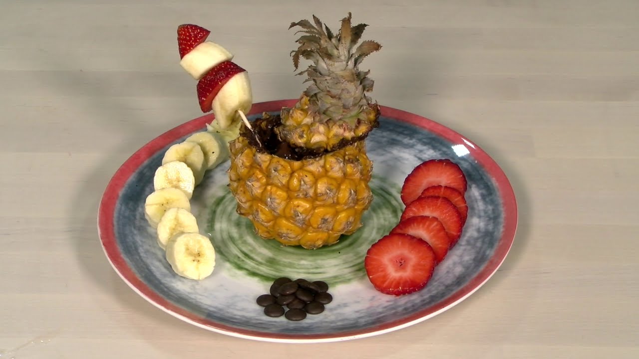 Chocolate Pineapple Fondue