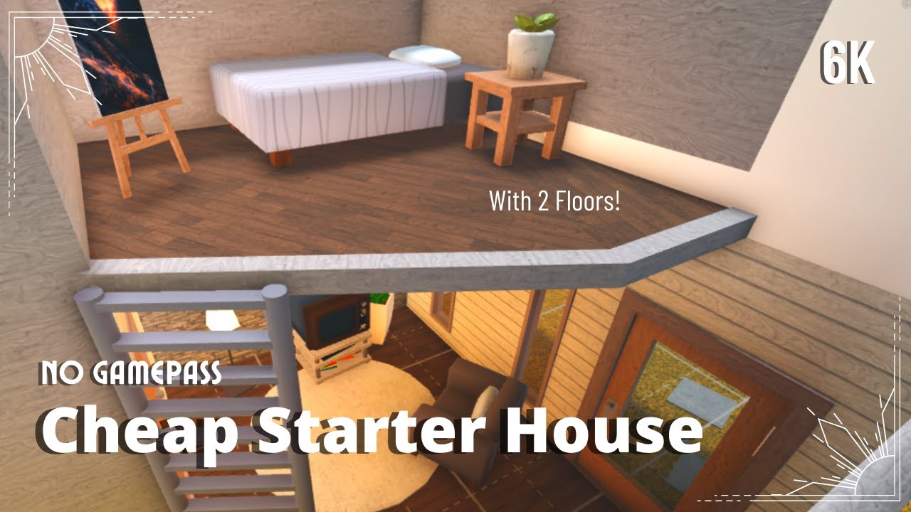 ROBLOX | BLOXBURG | 6K 2-Story Starter House | No-Gamepass