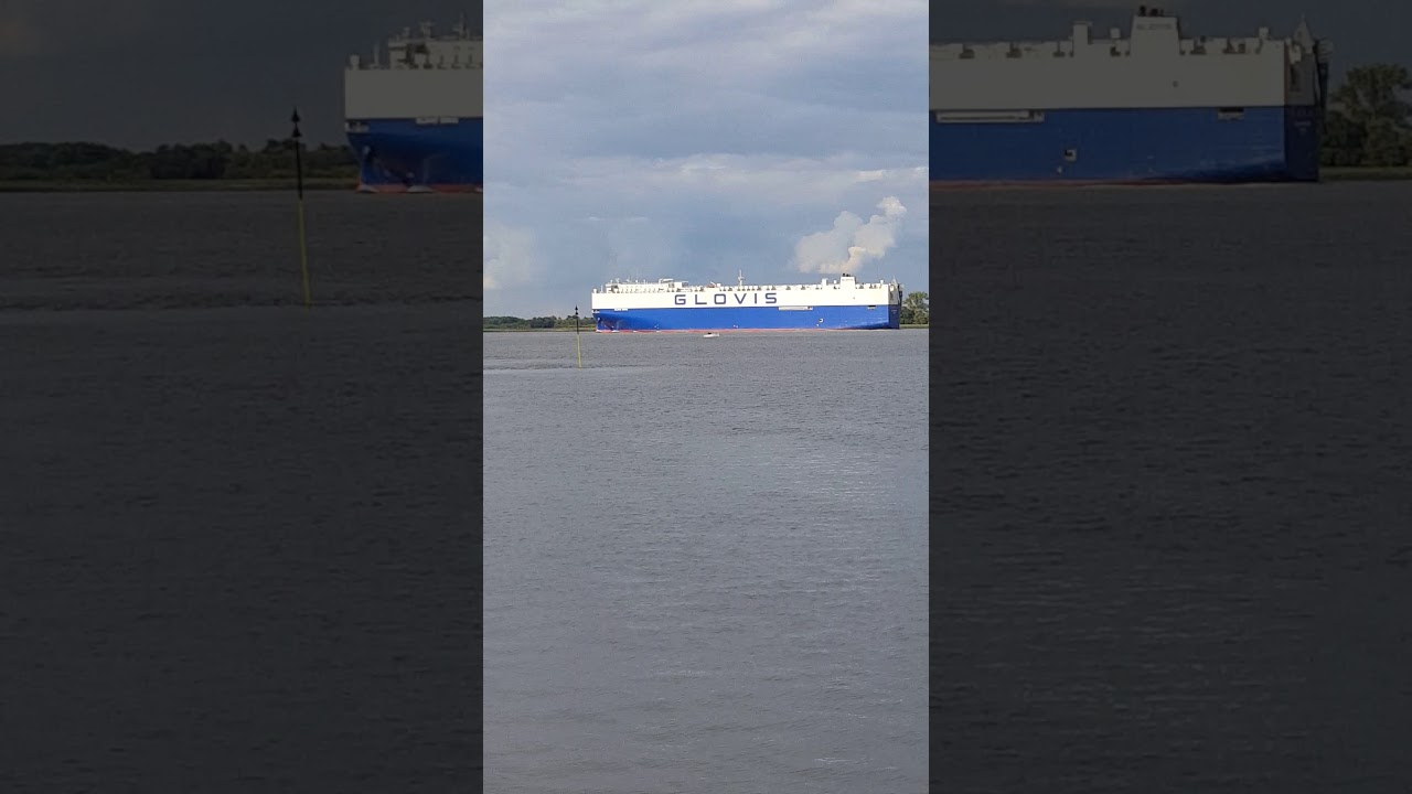 Seeschiff Autofähre Autoschiff Elbe