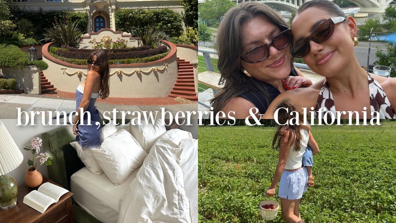 VLOG | girls day, strawberry picking & a bit of San Francisco!