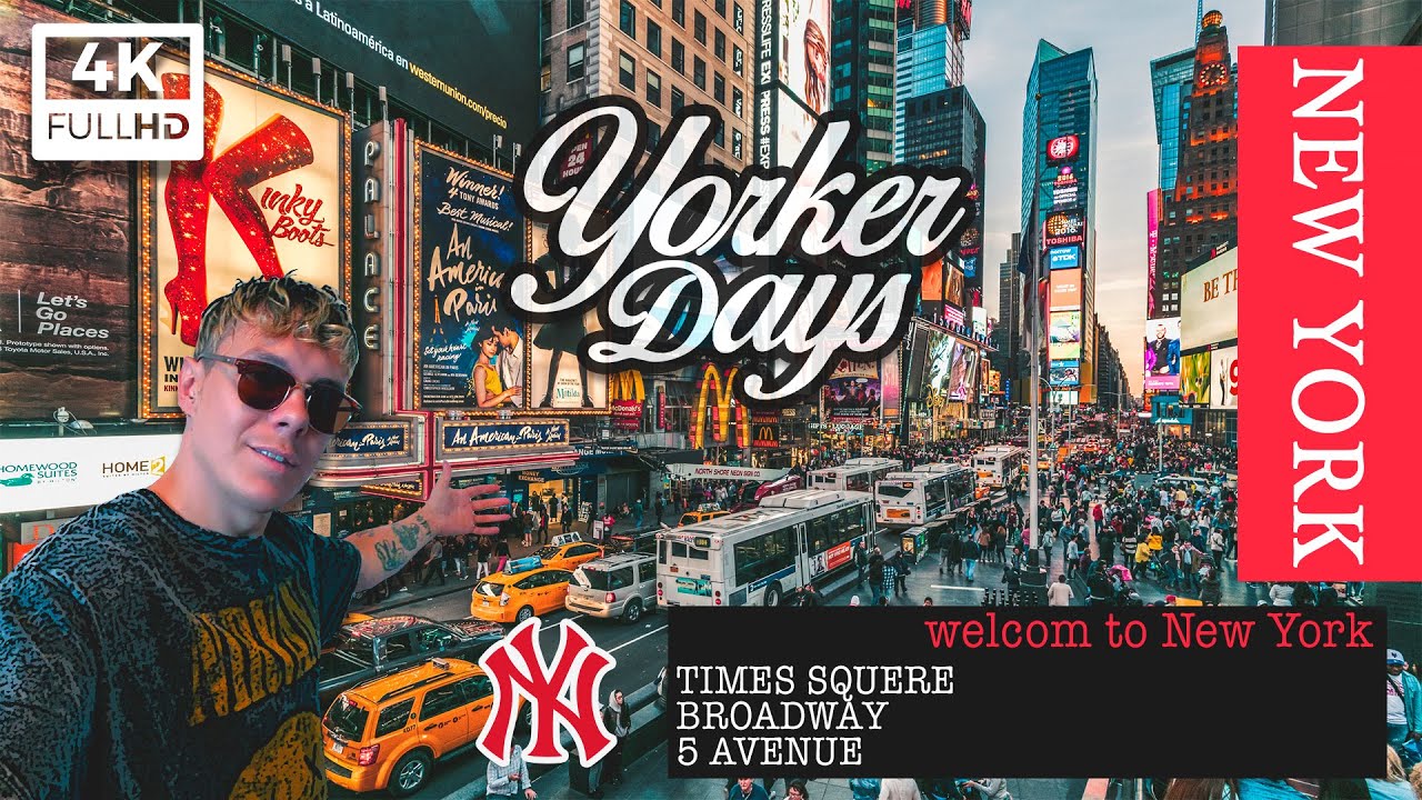 Yorker Days - New York, Times Square. Нью Йорк, Тайм Сквер (episode 10)