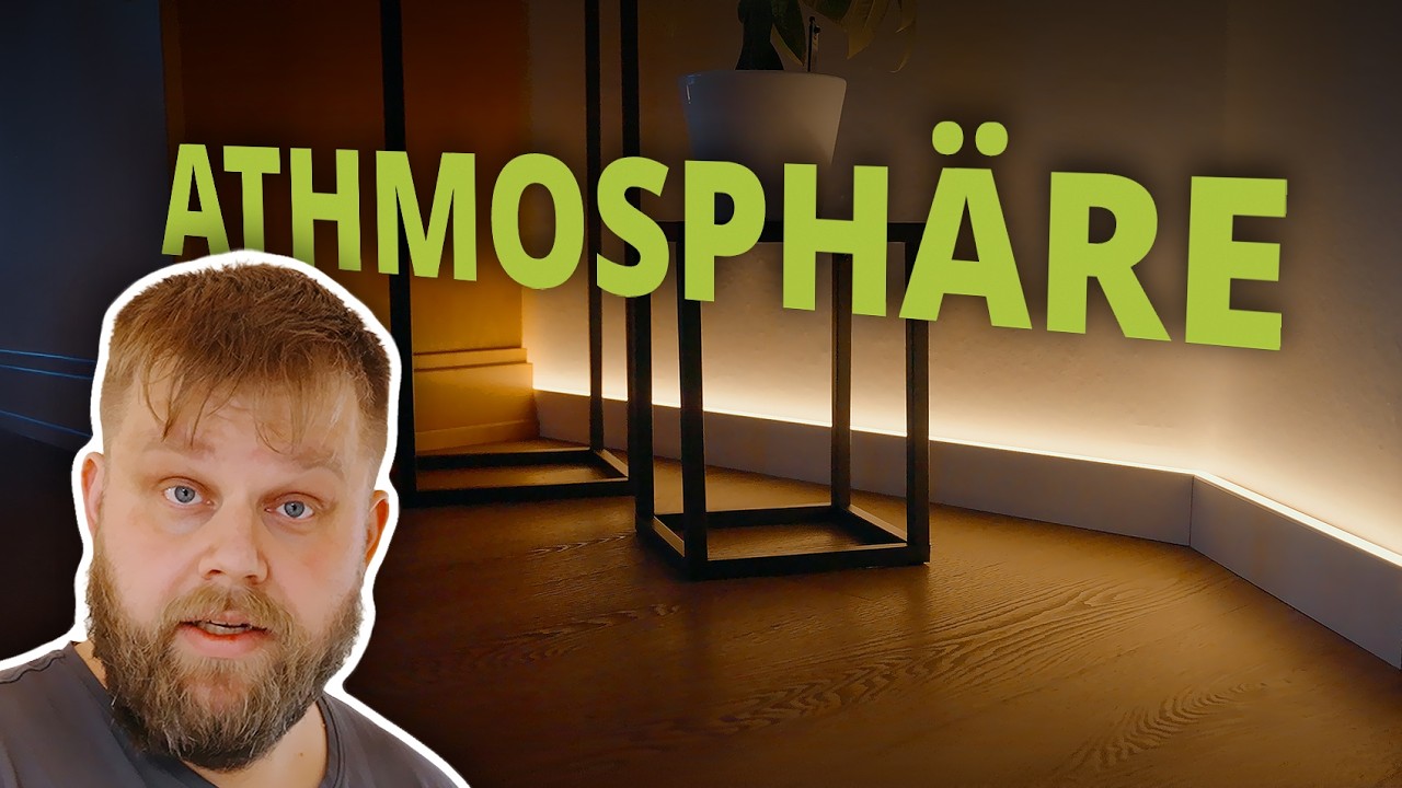 Fußleisten mit LED Beleuchtung anbringen