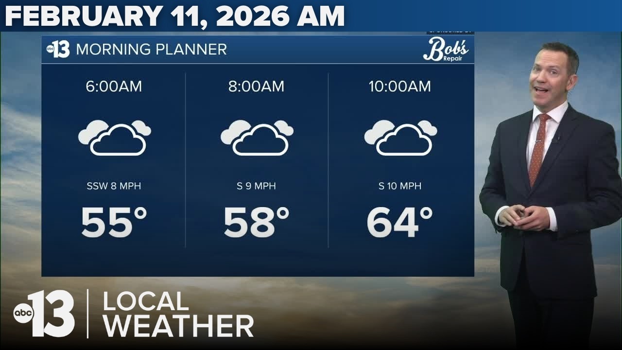 Justin's Forecast for Feb. 11, 2026