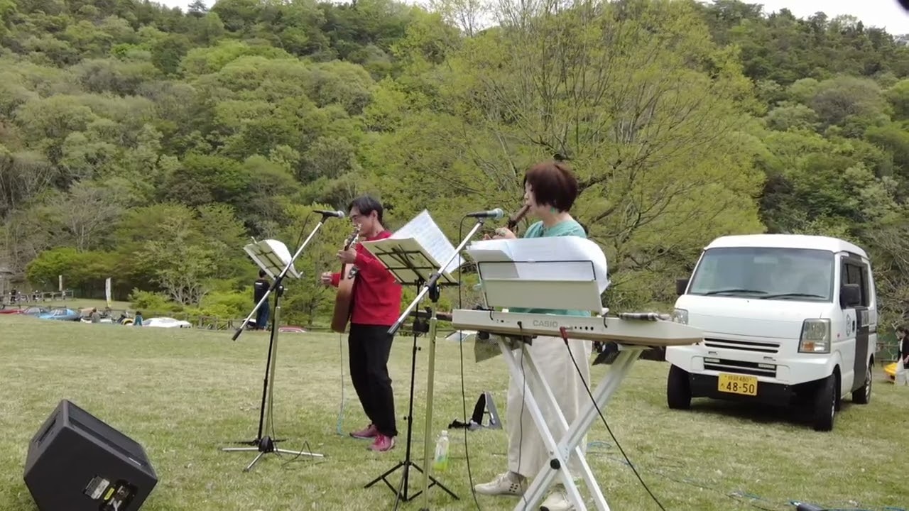 2025年4月20日里山フェス　中本家ライブ