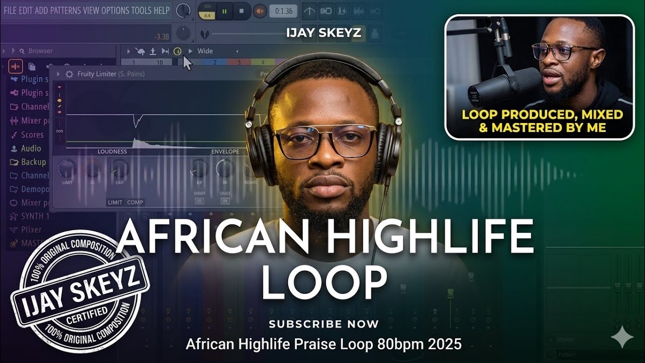 African Highlife Praise Loop 80bpm 2025