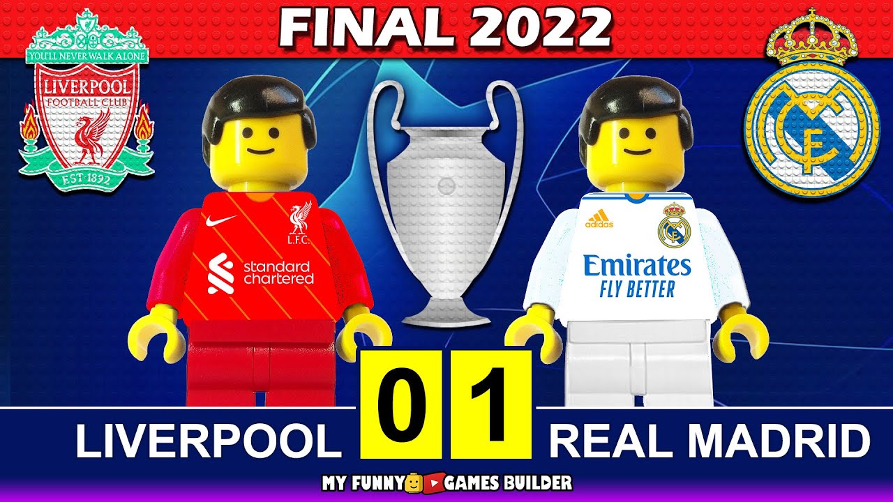 Champions League Final 2022 • Liverpool vs Real Madrid 0-1 🏆 All Goals & Highlights in Lego Football