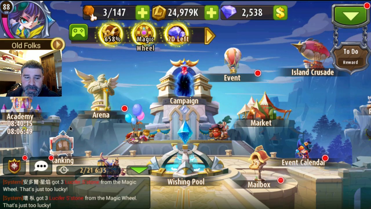 Magic Rush - Lucifer - Leveling Him up, Skills, Prayers & Beast Souls