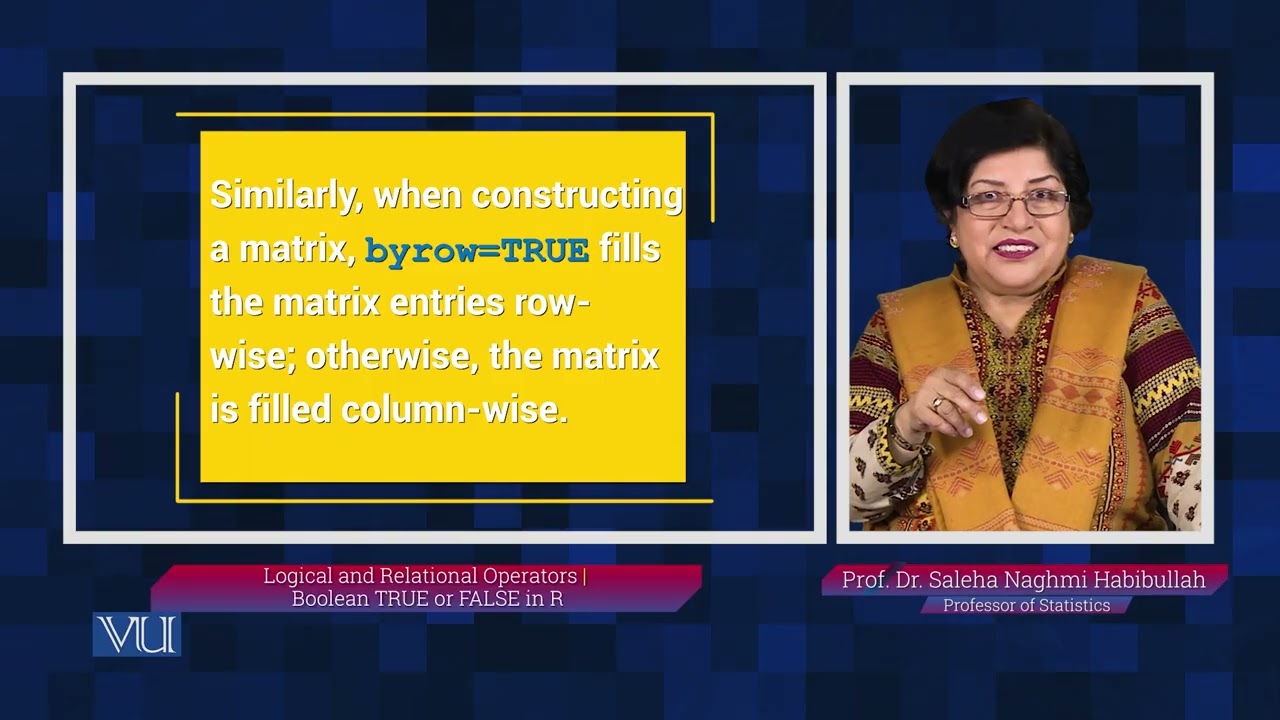 Relational Operators | Boolean TRUE or FALSE in R. | Statistical Computing in R | STA636_Topic057