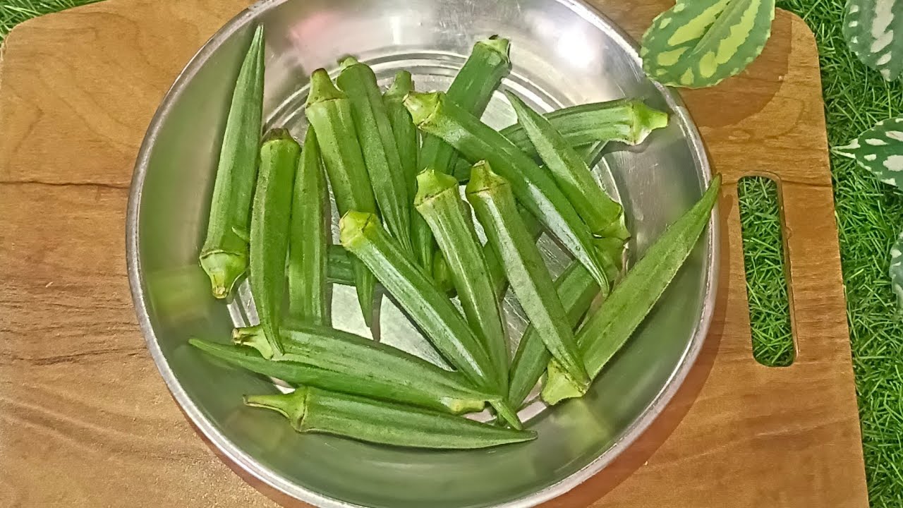 crispy & tasty peanut bhindi masala recipe 👌😋