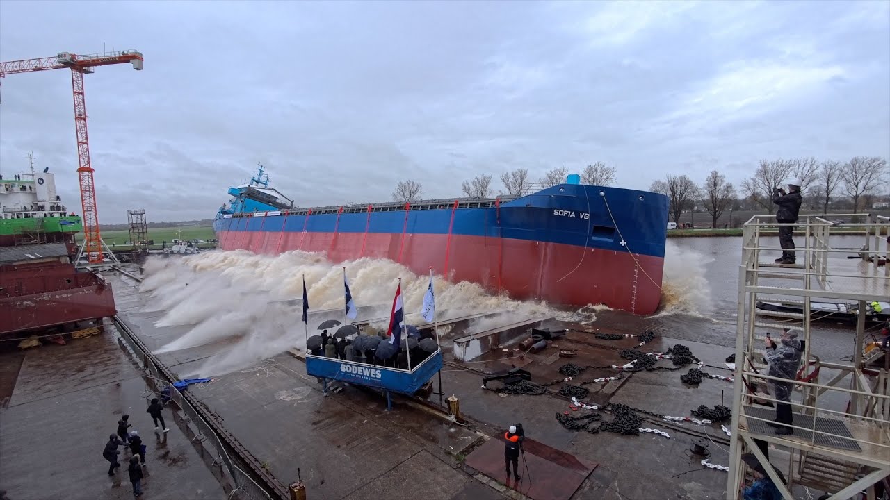 Royal Bodewes - Launching and Christening mv Sofia VG