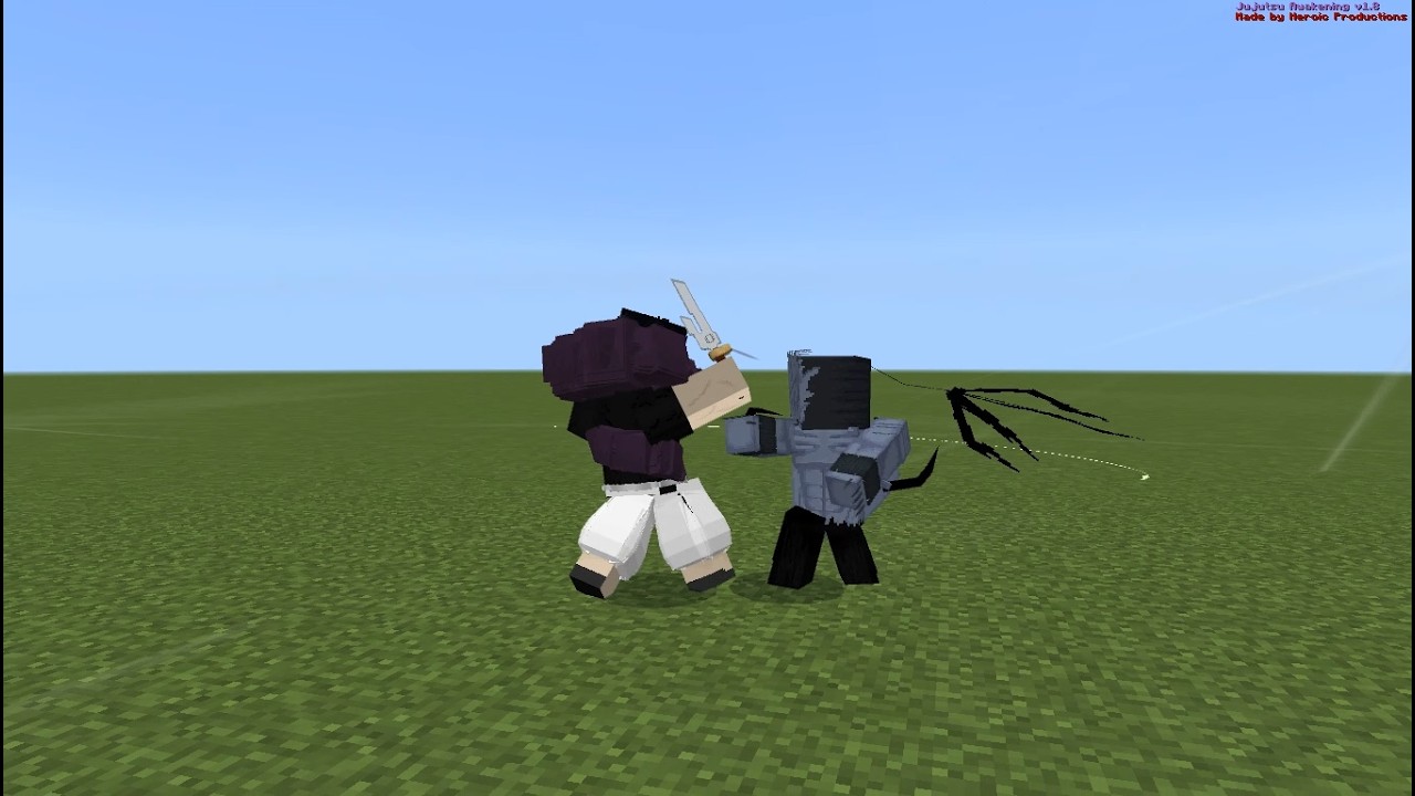 Toji Vs Mahito In Jujutsu Kaisen Minecraft | Jujutsu Awakening Addon/MCPE