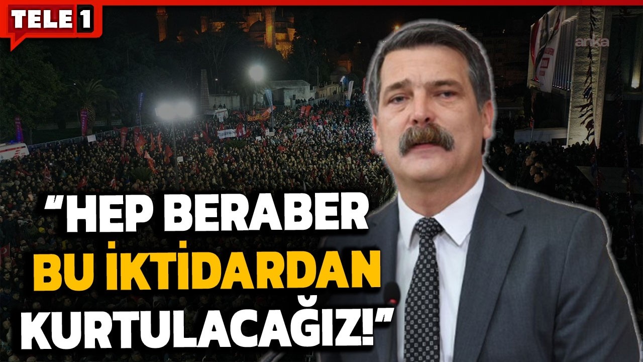 Erkan Baş partisinin kortejiyle Saraçhane'de! 