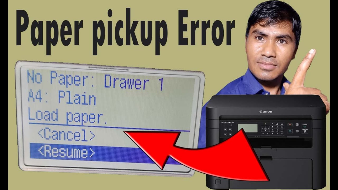 How to solve Paper pickup error ?canon i-SENSYS MF211 no paper solution #No-paper-issue-100%-Solved