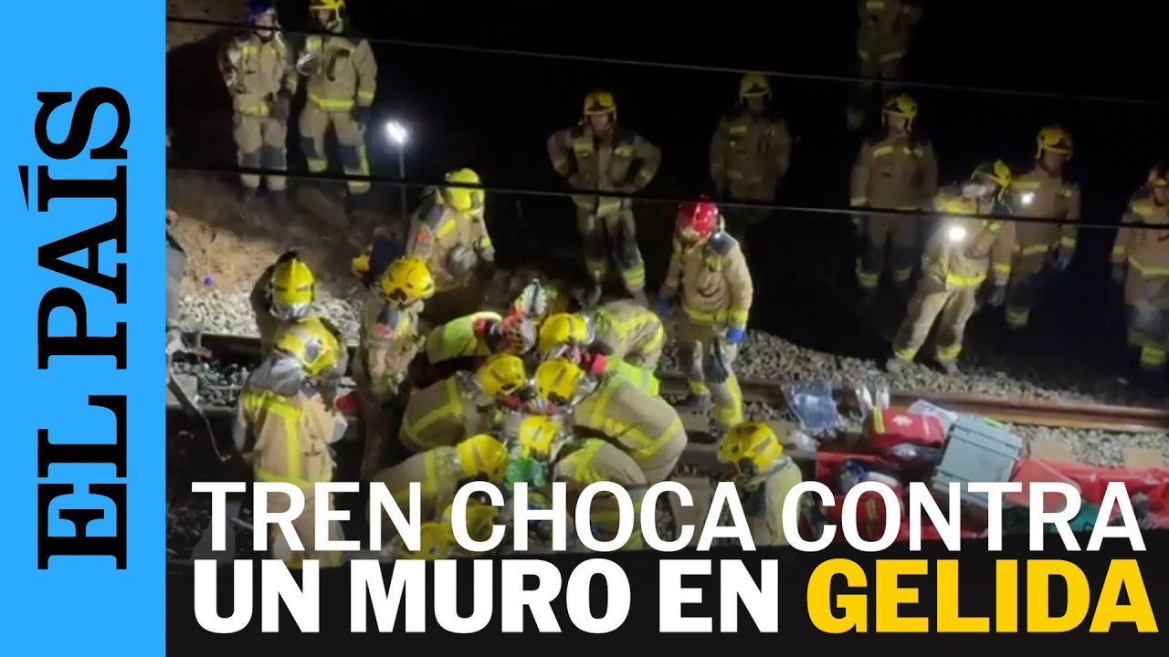 DESCARRILA otro TREN en BARCELONA: muere el maquinista y hay al menos 14 heridos | EL PA&Iacute;S
