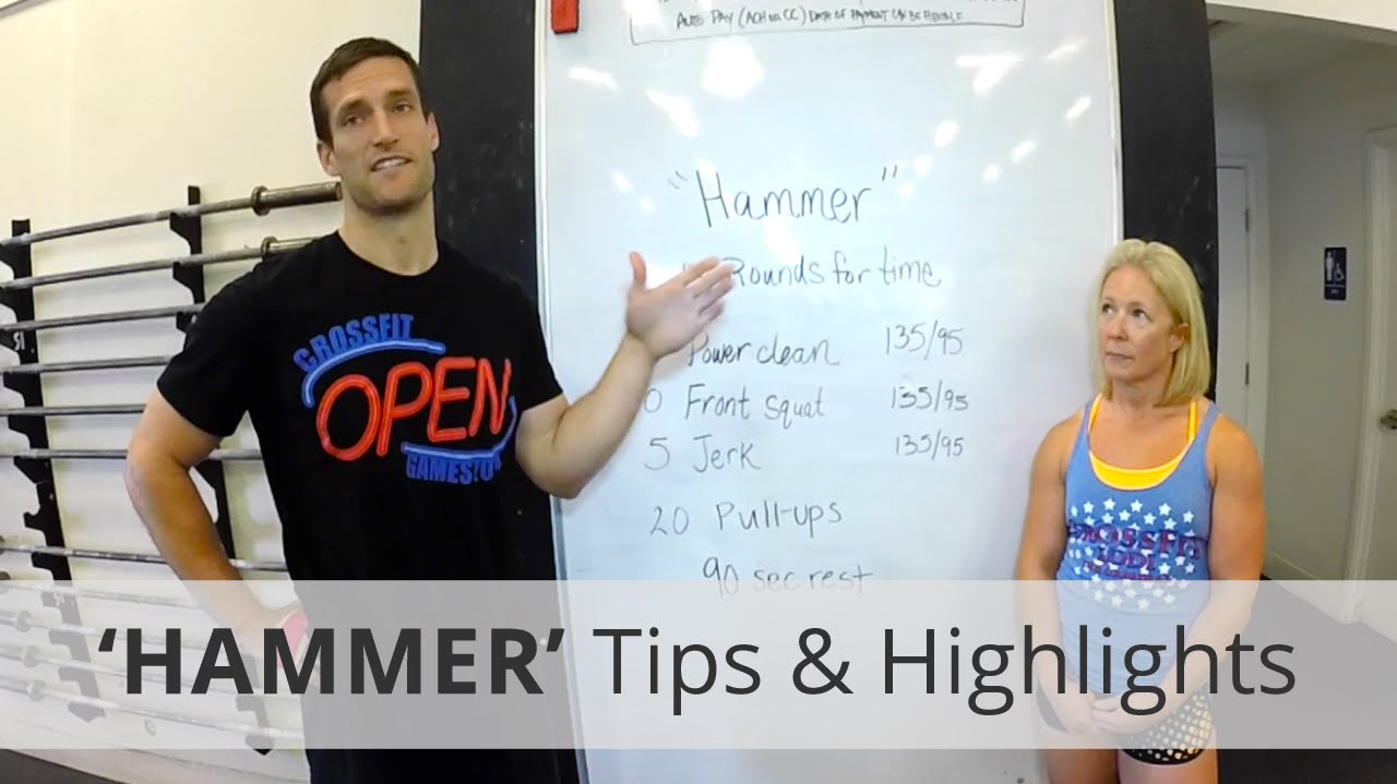 “HAMMER” CrossFit Hero WOD Demo - 13:54 Rx