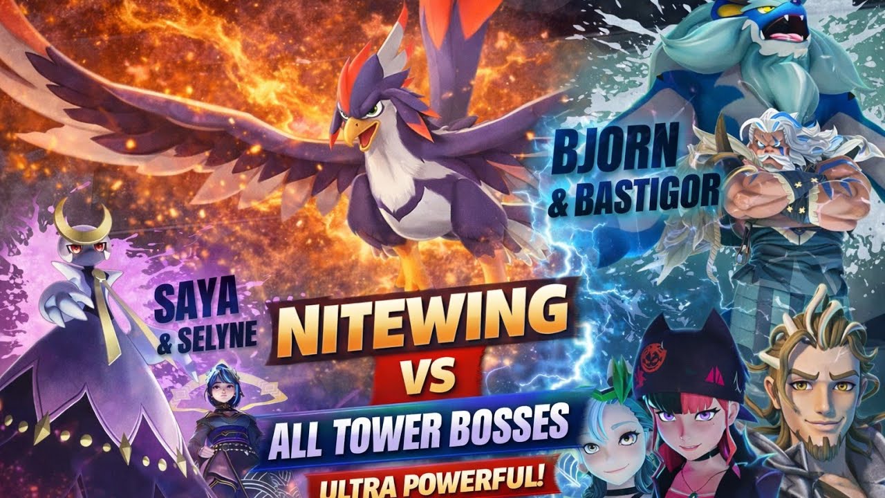OVERPOWERED NITEWING vs ALL TOWER BOSSES 😱 Solo Destroy in Palworld