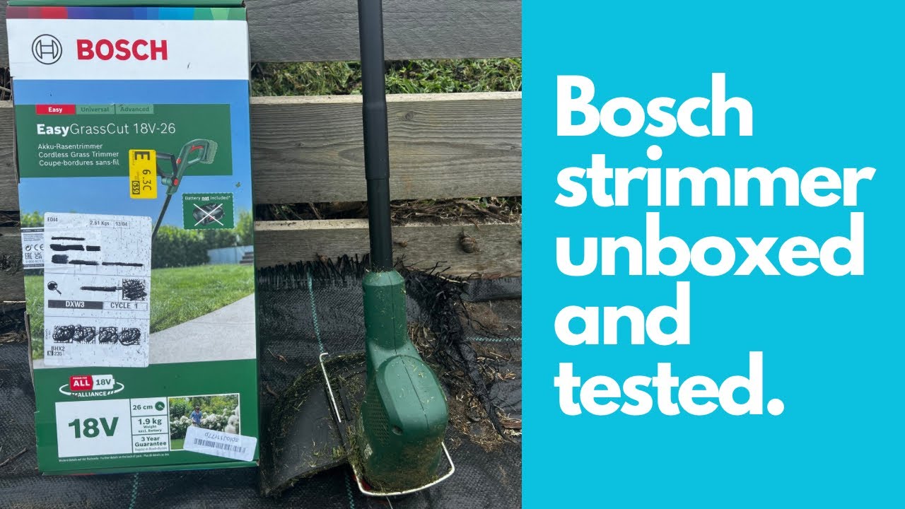 Bosch EasyGrassCut 18 18V Cordless Strimmer Testing & Honest Verdict! @Bosch DIY and Garden UK
