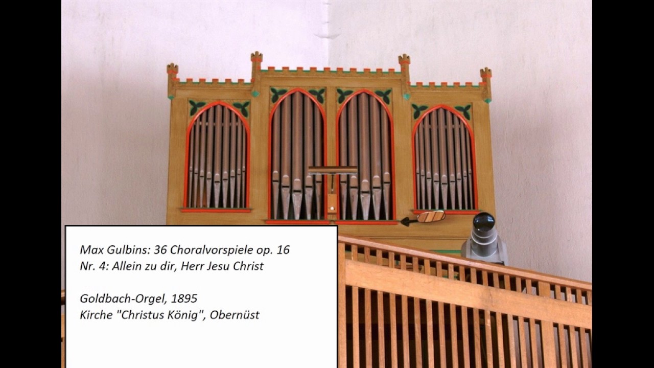 Max Gulbins (1862-1932): 36 Choralvorspiele op. 16 Teil 1 (Nr. 01-06)