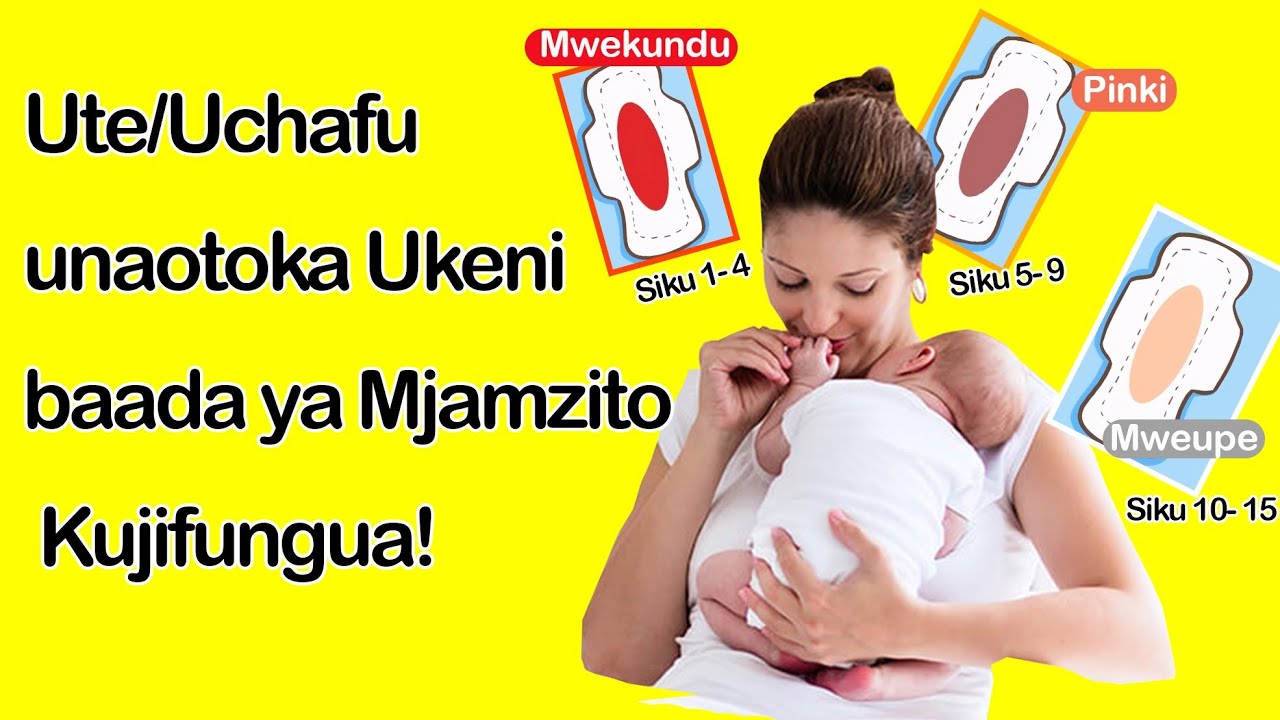 MJAMZITO TAMBUA UTE|UCHAFU UNATOKA UKENI  BAADA YA KUJIFUNGUA!.