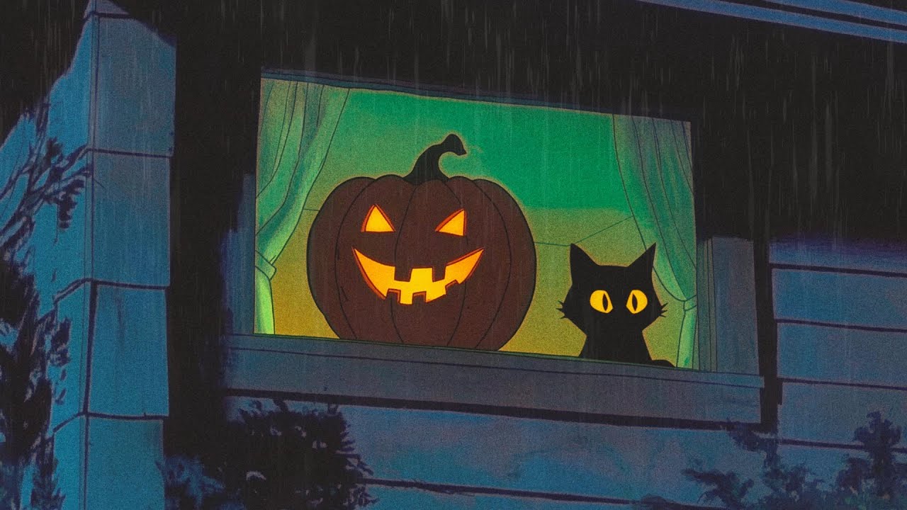 it's autumn 1940s and you're listening to vintage music on a cozy rainy night