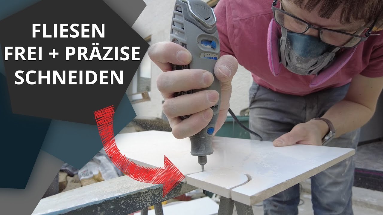 Komplexe Formen in Wandfliesen schneiden | Fräsen oder Flexen? | Dremel oder Winkelschleifer?