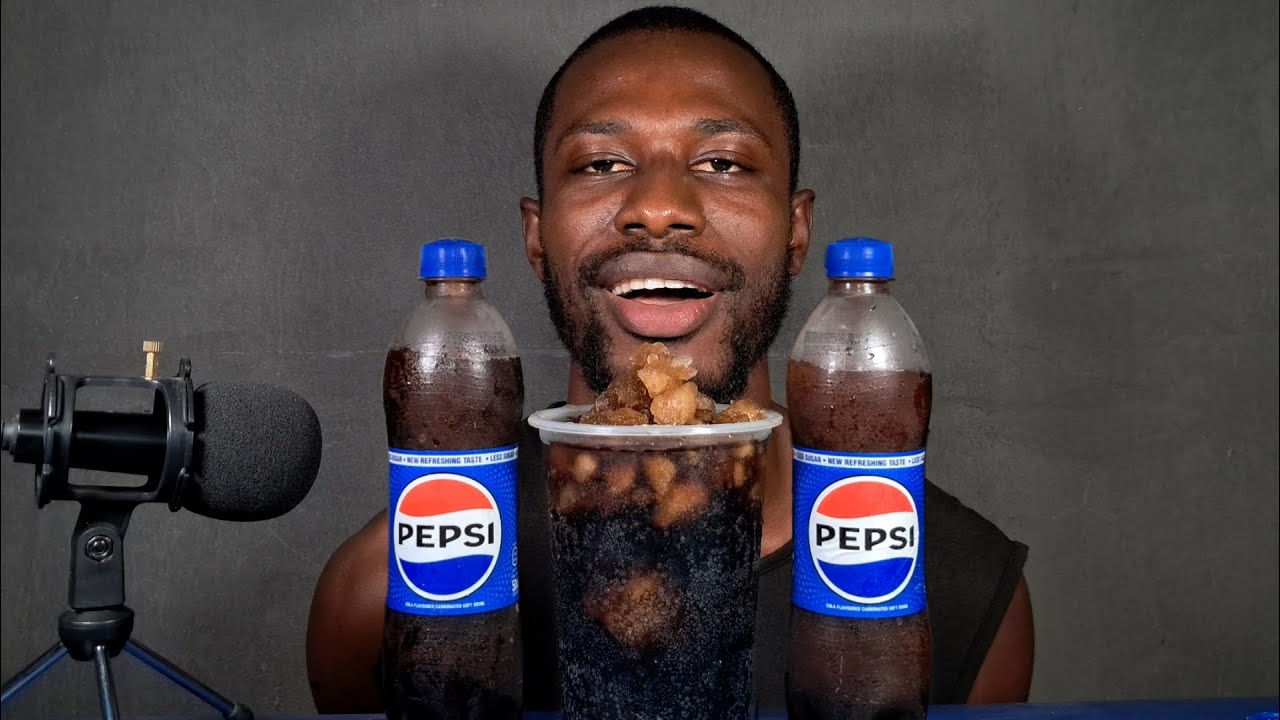 ASMR DRINKING | EXTREME ICE COLD PEPSI SLUSHIE DRINK