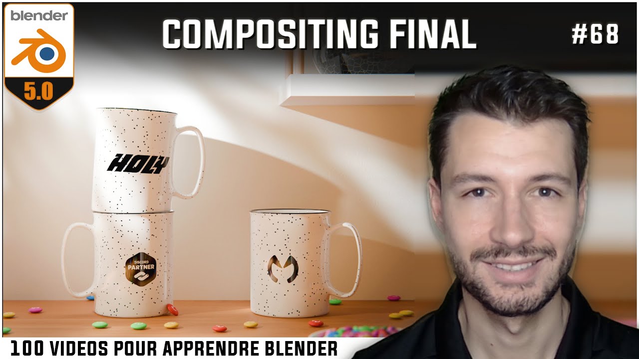 #68 | COMPOSITING ET RENDU FINAL - Apprendre Blender en 100 vidéos [TUTO FR]