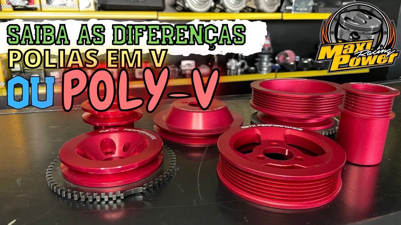 Polia em V para Poly-V de competição! [Kit pronto]😎🚀
