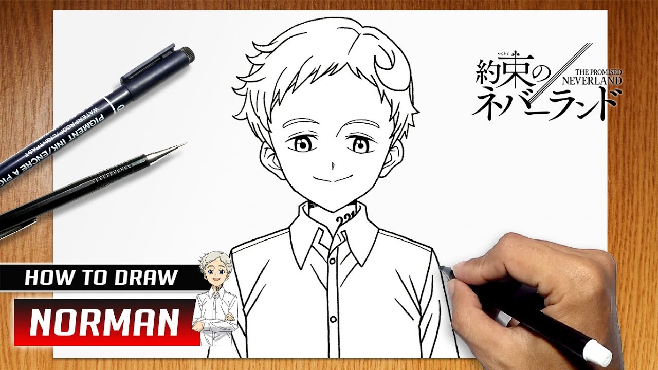 How to draw Norman from The Promised Neverland