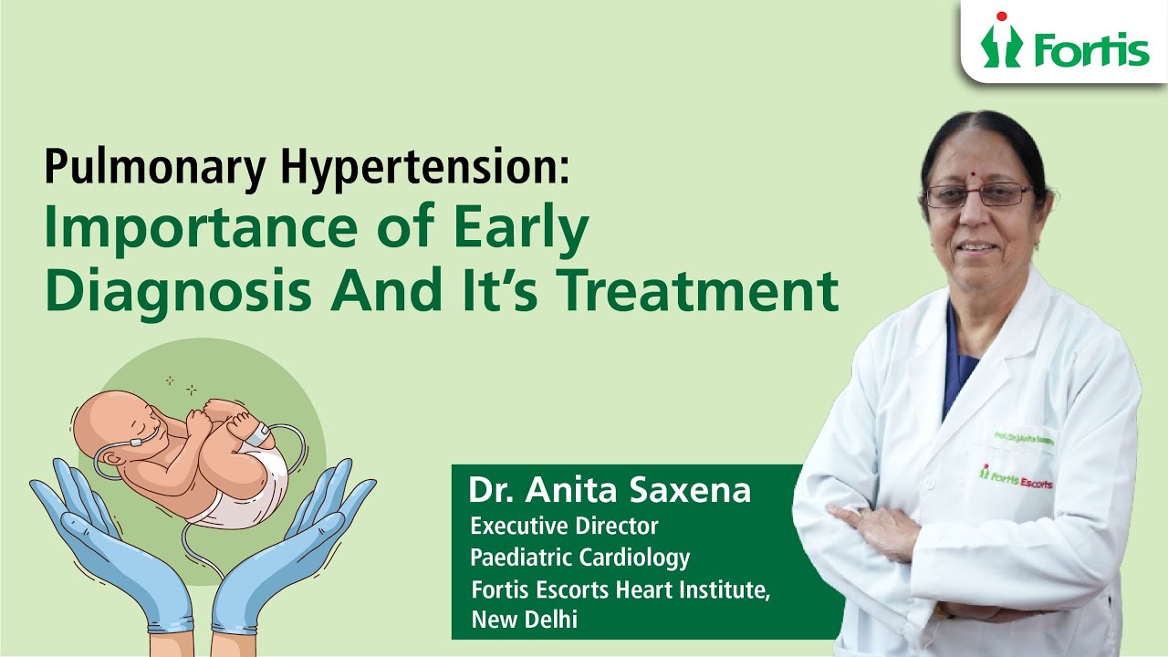 Dr. Anita Saxena on Early Diagnosis & Management of Pulmonary Hypertension