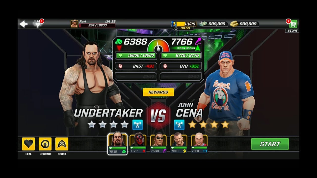 4 STAR KURT ANGEL,KANE,RANDY ORTON,THE ROCK,THE UNDERTAKER GAMEPLAY WWE MAYHEM