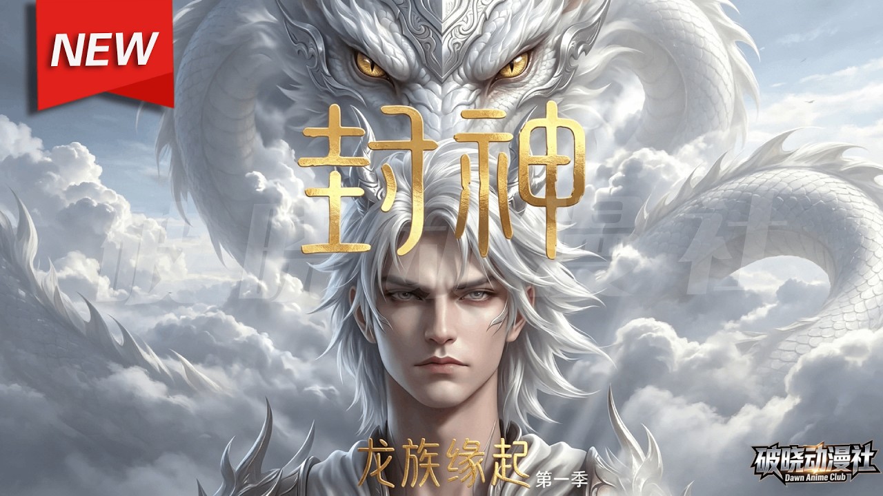 MULTISUB📢新番上线《封神：龙族缘起》第1季丨穿越洪荒成废龙，祖龙珠认主吞妖进化，带领龙族逆天重铸荣光！#漫剧 #破晓动漫社