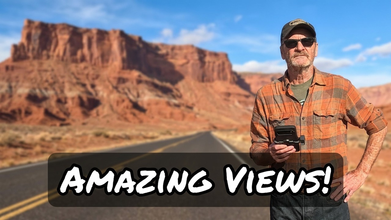 Driving by the Vermillion Cliffs to Lee's Ferry Arizona 