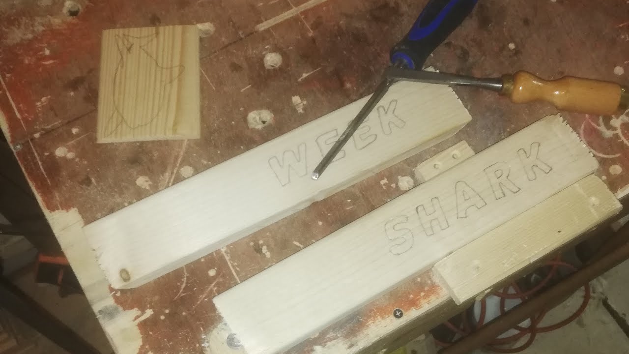LIVE ⏺️ CHISELING letter for a crate and cutting out characters and more