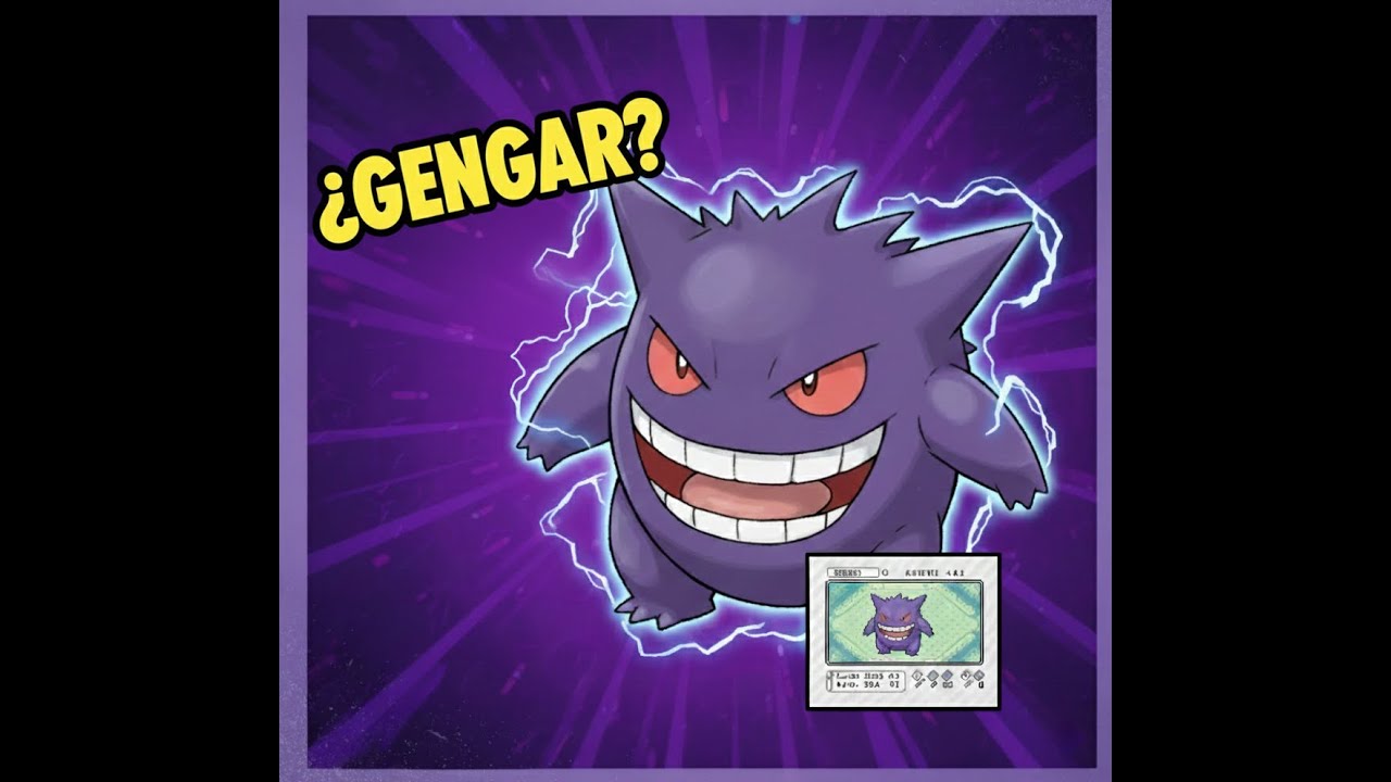 Cómo tener a Gengar SIN intercambiar en Pokémon Rojo/Azul/Amarillo 😱 | Funciona 2025